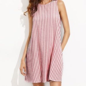 Striped swing dress